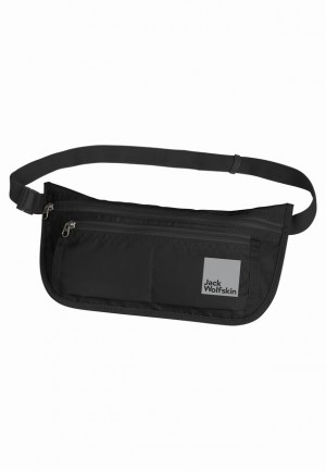 Banane Jack Wolfskin Document Belt De Luxe Homme Noir | 58119202