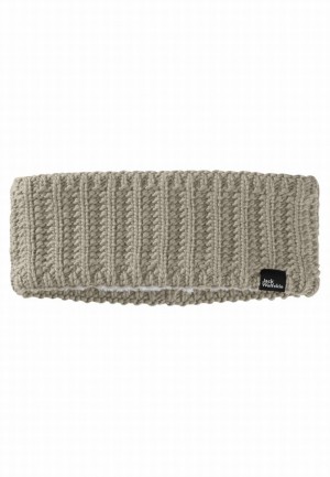 Bandeau Jack Wolfskin Highloft Knit Femme Grise | 97015301