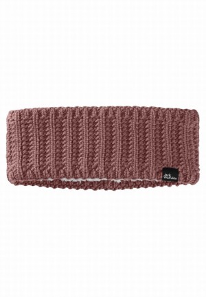 Bandeau Jack Wolfskin Highloft Knit Femme Rouge | 69003413