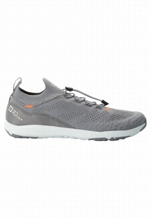 Basket Jack Wolfskin Spirit Knit Low Homme Grise | 20441835