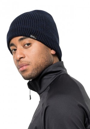 Bonnet Jack Wolfskin Feldberg Homme Bleu Marine | 58726025
