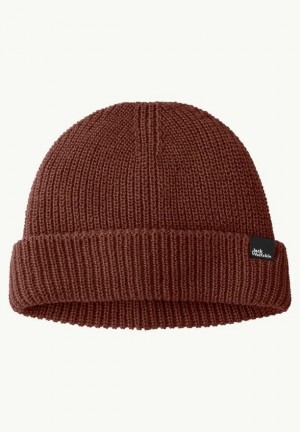 Bonnet Jack Wolfskin Fischer Homme Rouge | 64222550