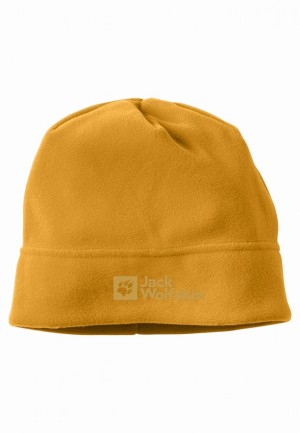 Bonnet Jack Wolfskin Real Stuff Homme Jaune | 51743419