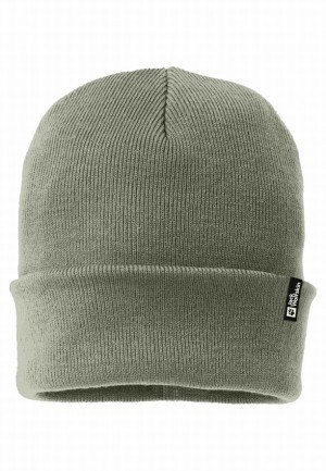 Bonnet Jack Wolfskin Rib Femme Grise | 45755939