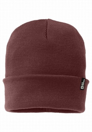 Bonnet Jack Wolfskin Rib Femme Rouge | 25999140
