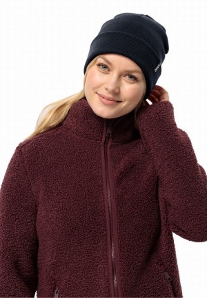 Bonnet Jack Wolfskin Rib Homme Bleu Marine | 35158405