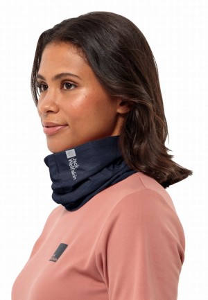 Cache-Cou Jack Wolfskin Basic Femme Bleu Marine | 47588602