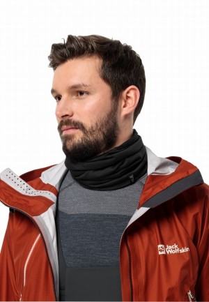 Cache-Cou Jack Wolfskin Merino Homme Noir | 63281582