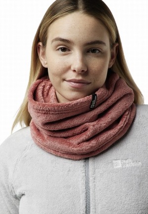 Cache-Cou Jack Wolfskin Rotwand Loop Femme Rouge | 82920216