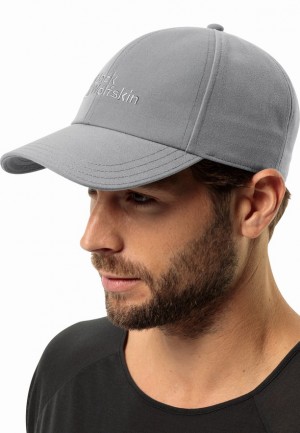Casquette De Baseball Jack Wolfskin Brand Homme Grise | 31999507