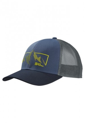Casquette De Baseball Jack Wolfskin Brand Femme Bleu | 98880890