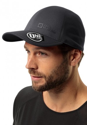 Casquette De Baseball Jack Wolfskin Lucid Homme Noir | 70080246