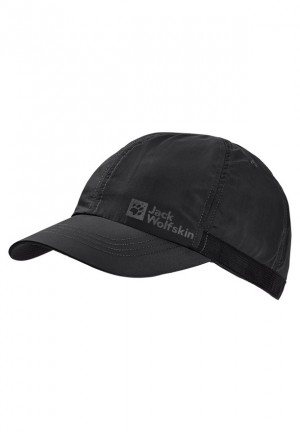 Casquette De Baseball Jack Wolfskin Strap Femme Noir | 12874561