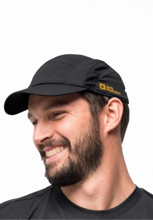 Casquette De Baseball Jack Wolfskin Vent Homme Noir | 89455688