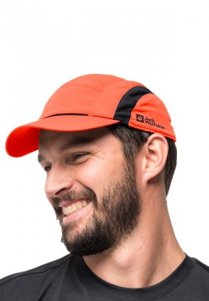Casquette De Baseball Jack Wolfskin Vent Homme Orange | 74535673