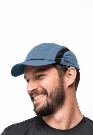 Casquette De Baseball Jack Wolfskin Vent Homme Bleu | 17547533