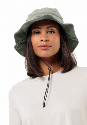 Chapeau Bucket Jack Wolfskin Mesh Homme Menthe | 23818556