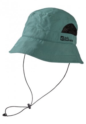 Chapeau Bucket Jack Wolfskin Vent Femme Vert | 89167960