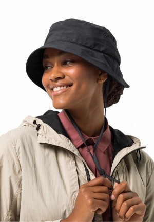 Chapeaux Jack Wolfskin Sun Femme Noir | 43190517