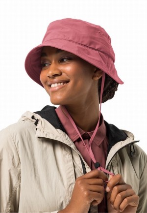 Chapeaux Jack Wolfskin Sun Femme Rose | 98698805