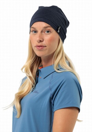 Chapeaux Jack Wolfskin Travel Femme Bleu Marine | 19500152