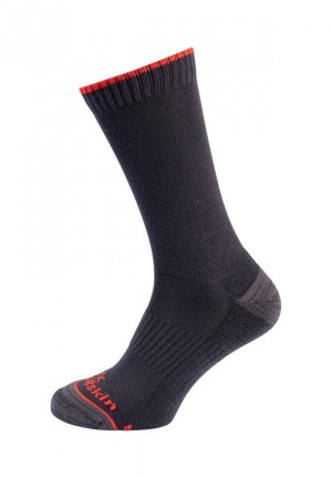 Chaussette Jack Wolfskin Hike Merino Cl C Homme Noir | 19021013
