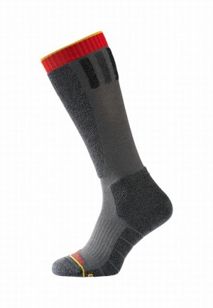 Chaussette Jack Wolfskin Ski Merino H C Femme Grise | 99078850