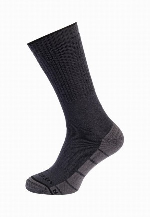 Chaussette Jack Wolfskin Trek Merino Cl C Femme Grise | 92914744