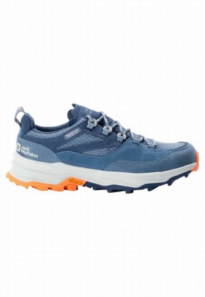 Chaussure de Randonnée Jack Wolfskin Cyrox Texapore Low Femme Bleu | 39065765