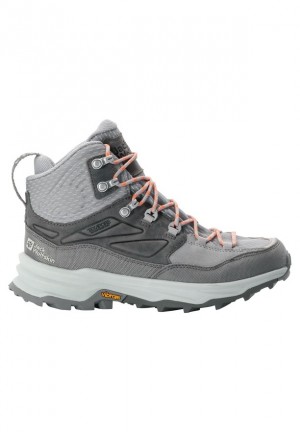 Chaussure de Randonnée Jack Wolfskin Cyrox Texapore Mid Femme Grise | 93254202