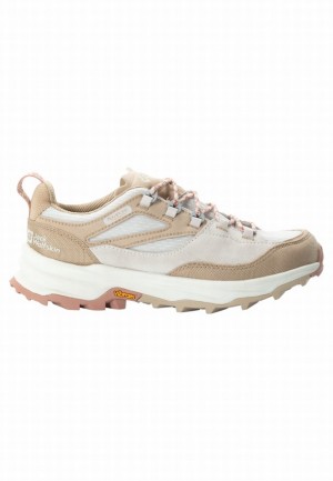 Chaussure de Randonnée Jack Wolfskin Cyrox Texapore Low Femme Blanche | 13392299