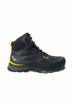 Chaussure de Randonnée Jack Wolfskin Force Trekker Texapore Mid Homme Noir | 41778421