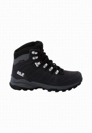 Chaussure de Randonnée Jack Wolfskin Refugio Texapore Mid Femme Violette | 26012852