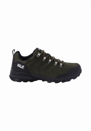 Chaussure de Randonnée Jack Wolfskin Refugio Texapore Low Homme Noir | 45453805
