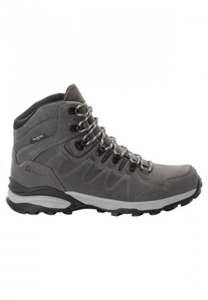 Chaussure de Randonnée Jack Wolfskin Refugio Prime Texapore Mid Homme Grise | 80149153