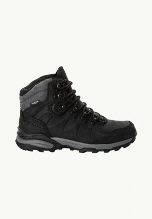 Chaussure de Randonnée Jack Wolfskin Refugio Prime Texapore Mid Femme Noir | 15477381