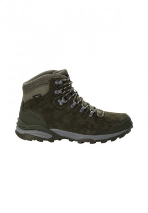 Chaussure de Randonnée Jack Wolfskin Refugio Texapore Mid Homme Cafe | 58018433