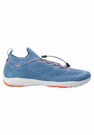 Chaussure de Randonnée Jack Wolfskin Spirit Knit Low Femme Bleu | 10601031