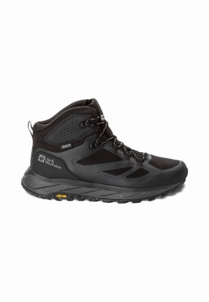 Chaussure de Randonnée Jack Wolfskin Terraventure Texapore Mid Homme Noir | 35381746