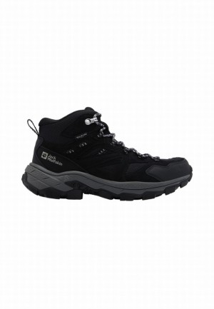 Chaussure de Randonnée Jack Wolfskin Vojo Tour Texapore Mid Femme Noir | 17128778