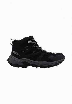 Chaussure de Randonnée Jack Wolfskin Vojo Tour Lt Texapore Mid Femme Noir | 26417439