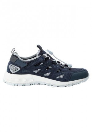 Chaussure de Randonnée Jack Wolfskin Woodland 2 Hybrid Low Femme Bleu Marine | 39948115