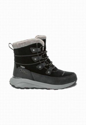 Chaussures D'hiver Jack Wolfskin Dromoventure Texapore High Femme Noir | 40161748