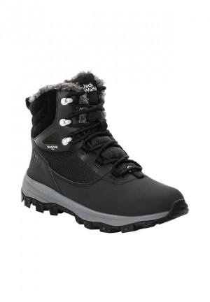 Chaussures D'hiver Jack Wolfskin Everquest Texapore High Femme Noir | 78389853