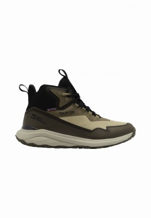 Chaussures Outdoor Jack Wolfskin Dromoventure Wt Texapore Mid Homme Cafe | 10114519