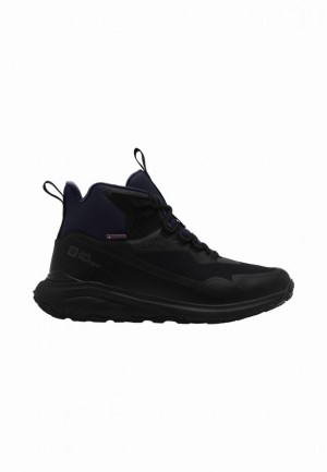 Chaussures Outdoor Jack Wolfskin Dromoventure Wt Texapore Mid Homme Noir | 66916614