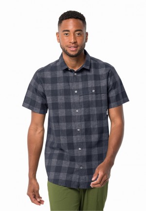 Chemises Jack Wolfskin Highlands Homme Bleu Marine | 71889683