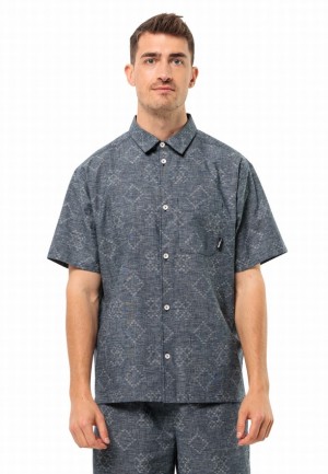 Chemises Jack Wolfskin Karana Homme Bleu Marine | 29765932