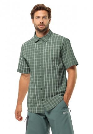 Chemises Jack Wolfskin Norbo S/s Homme Vert | 82753930