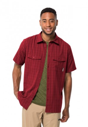 Chemises Jack Wolfskin Thompson Homme Rouge | 32250995